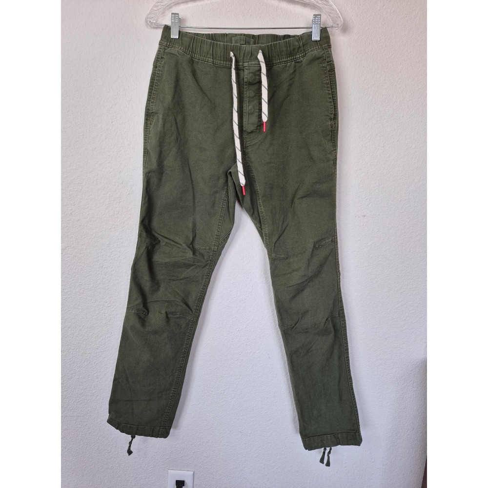Topo Designs Men's Dirt PantsOrganic Cotton Size Small Drawstring